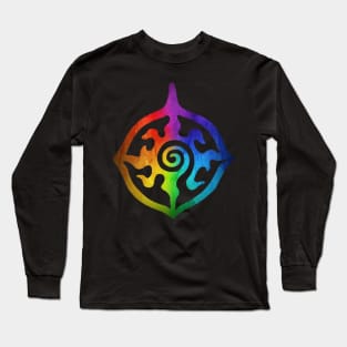 Lauren's Medallion - Rainbow Long Sleeve T-Shirt